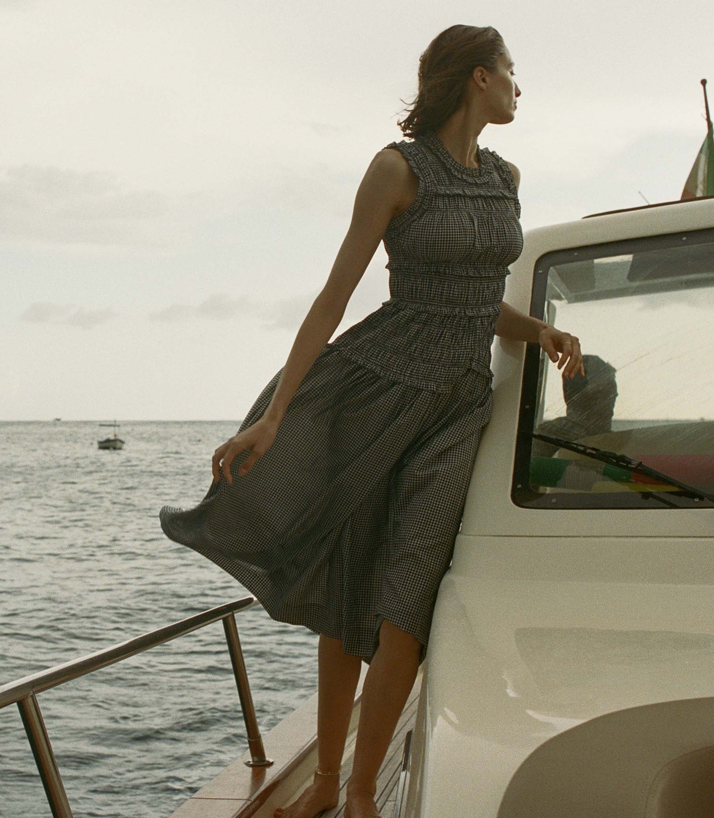 HMD -- MALLORY DRESS -- LA MADDALENA GINGHAM