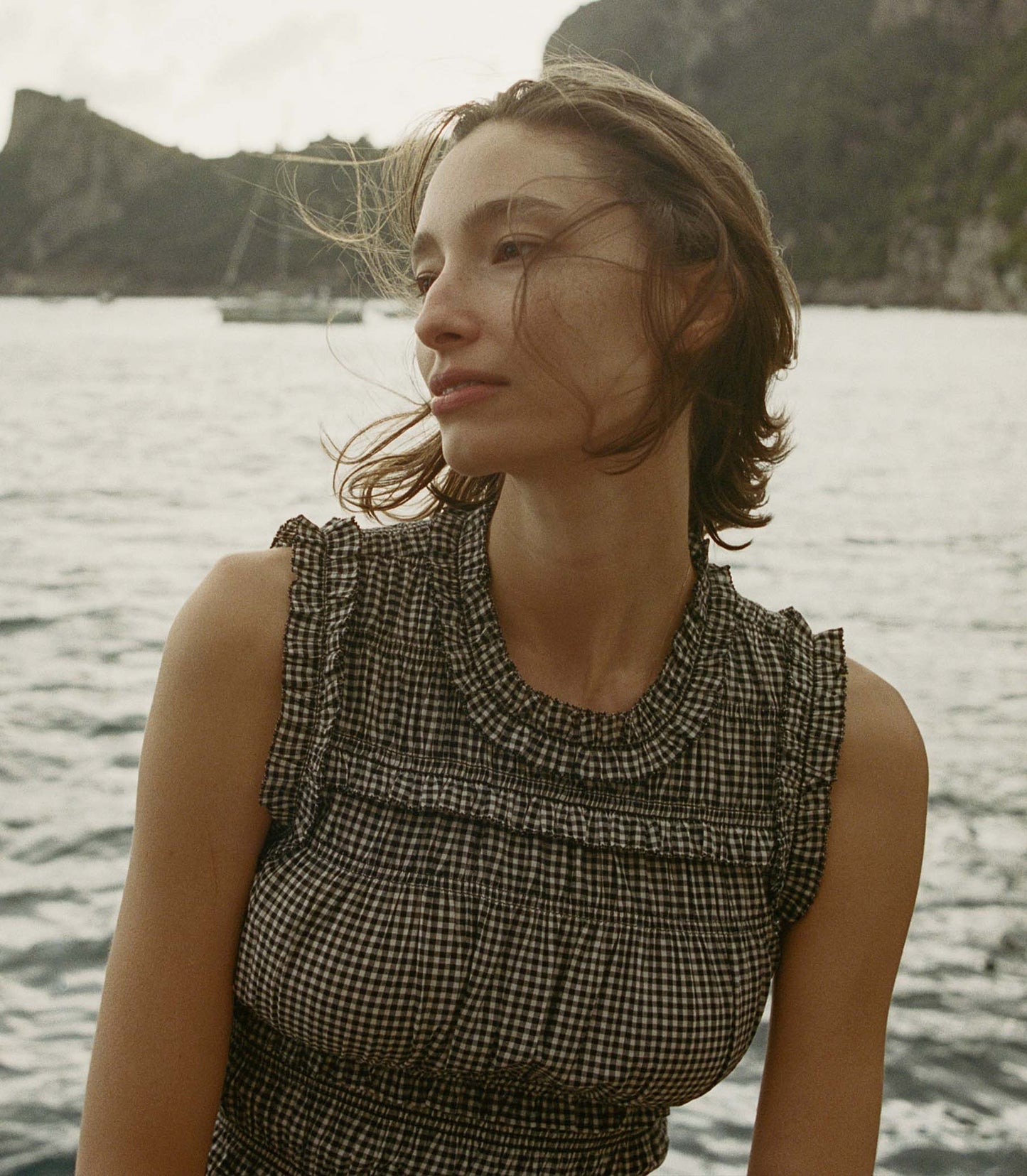 HMD -- MALLORY DRESS -- LA MADDALENA GINGHAM