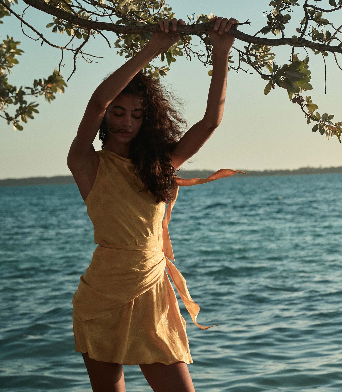 MARCELLA DRESS -- GILDED MARGUERITE JOLIE