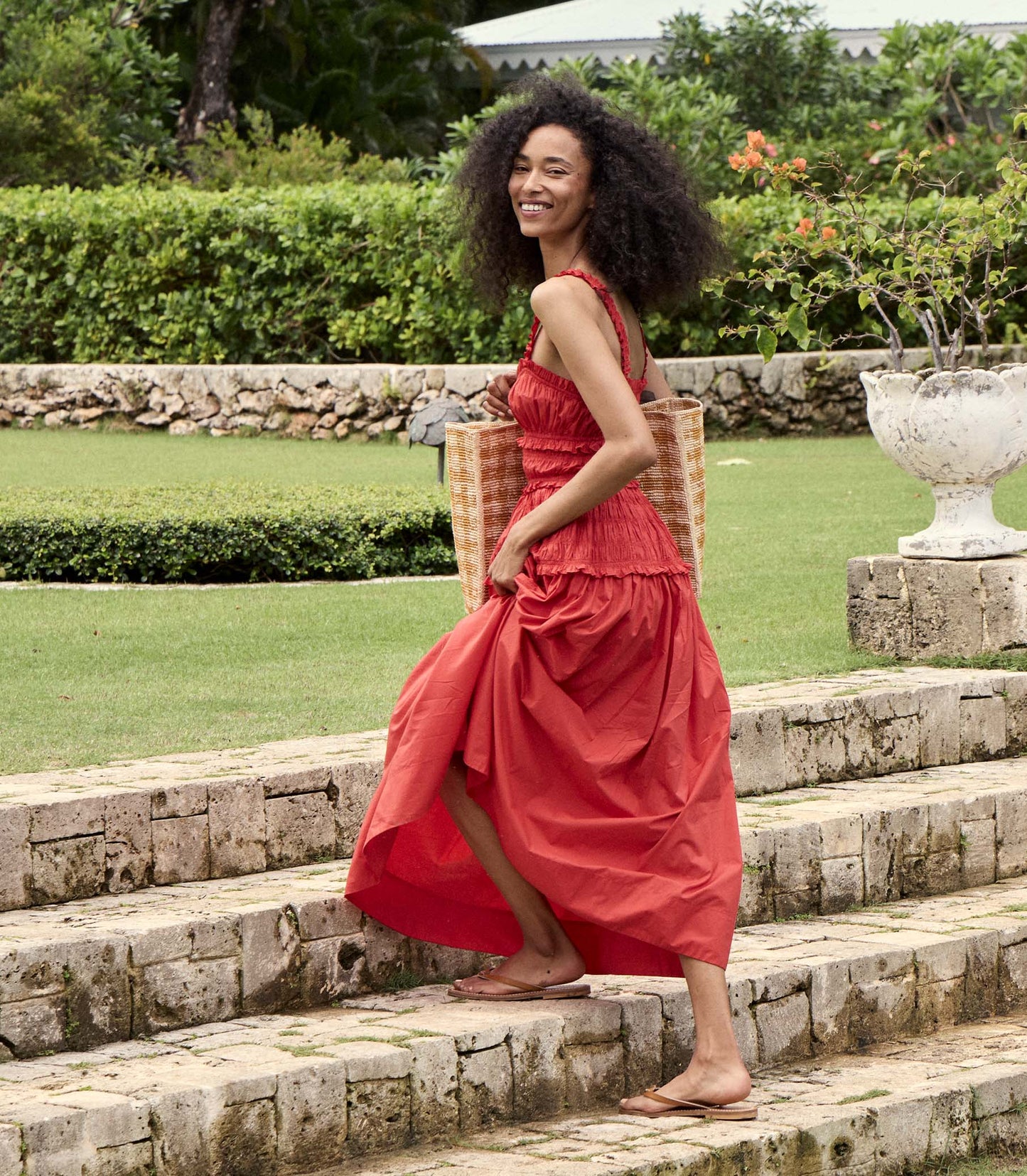 HMD -- MARIANNE DRESS -- SCARLET