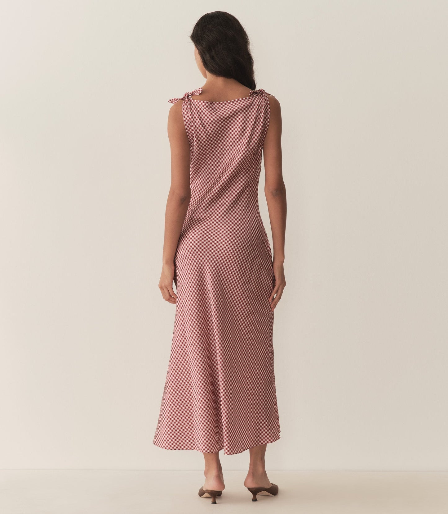 MARISELLE DRESS -- MULBERRY VALENCIA GINGHAM