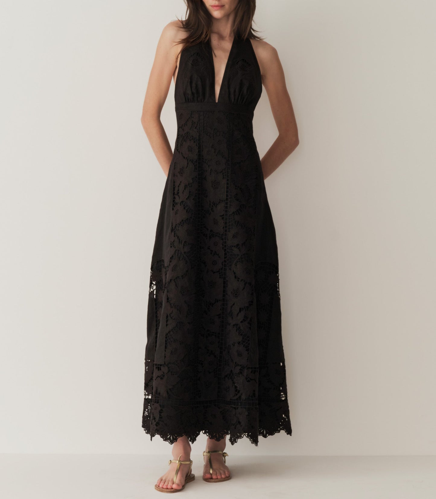 MARIZA DRESS -- BLACK