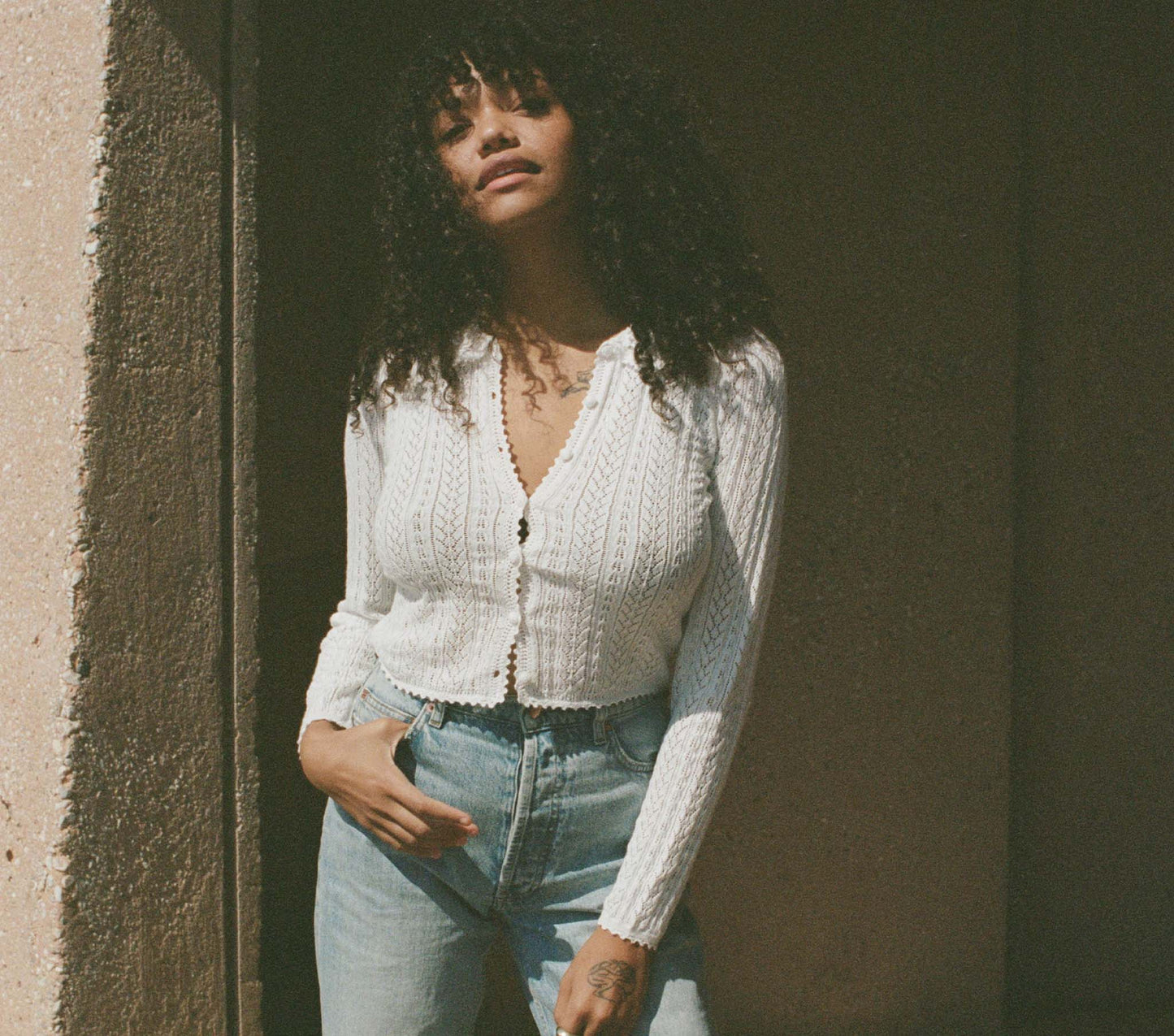 HMD -- MARTINA CARDIGAN -- PALE LILY