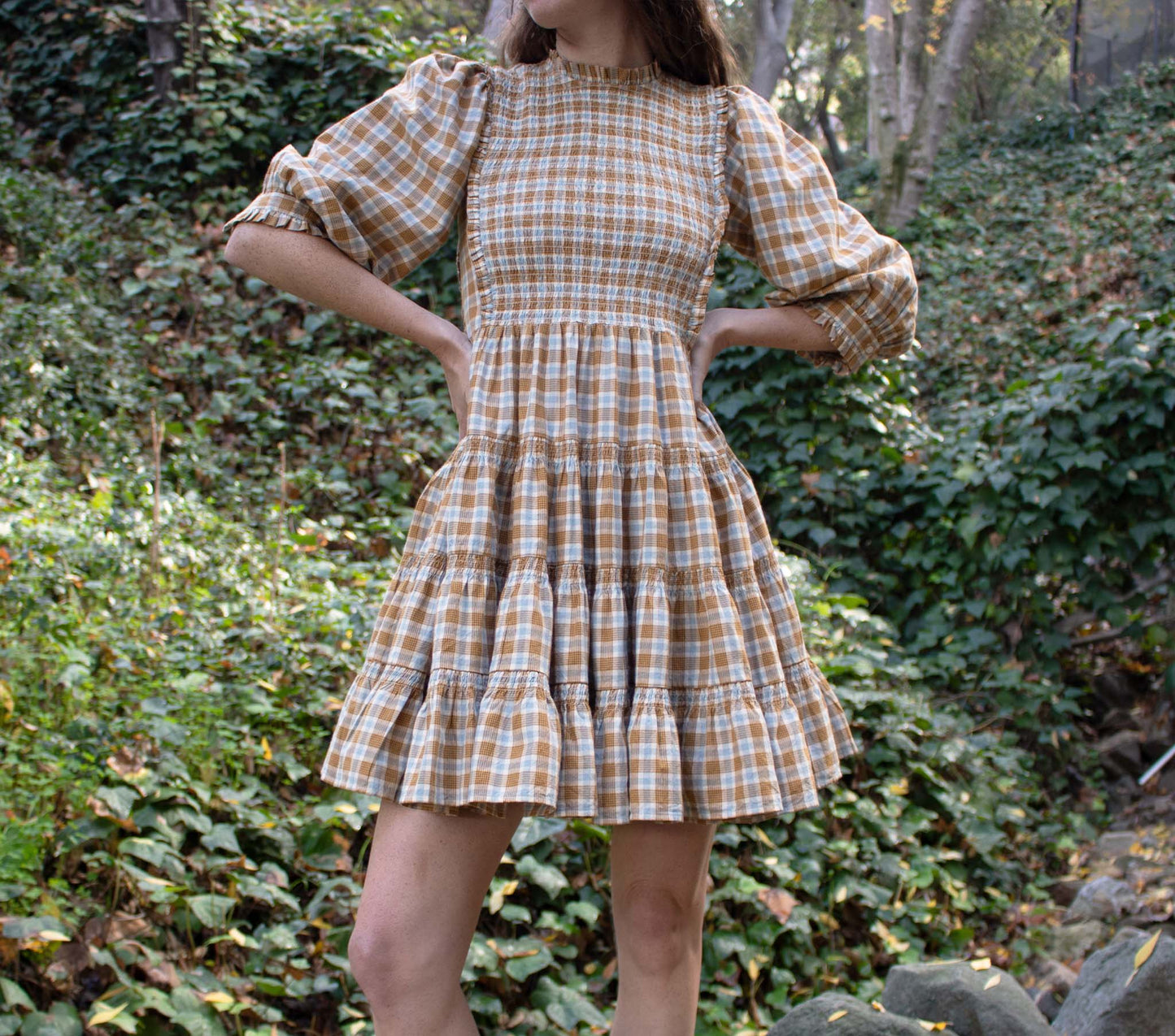 HMD -- MEDINA DRESS -- ANTOINETTE PLAID