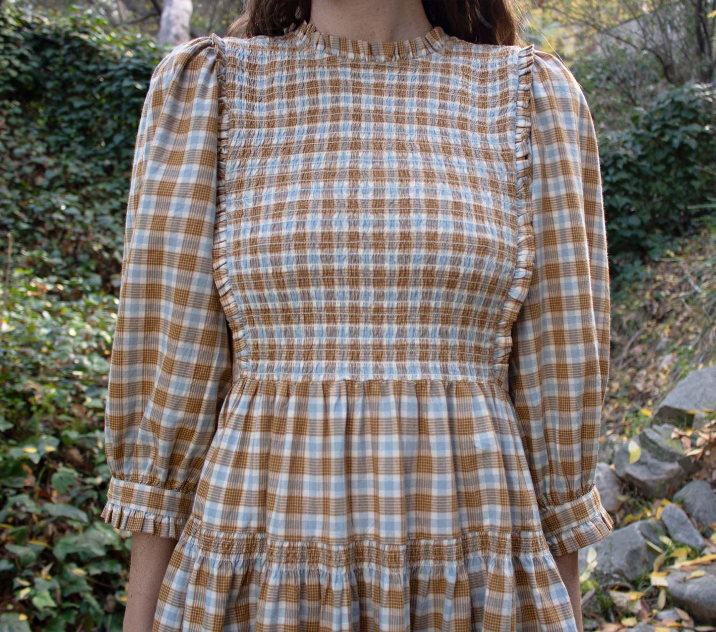 HMD -- MEDINA DRESS -- ANTOINETTE PLAID