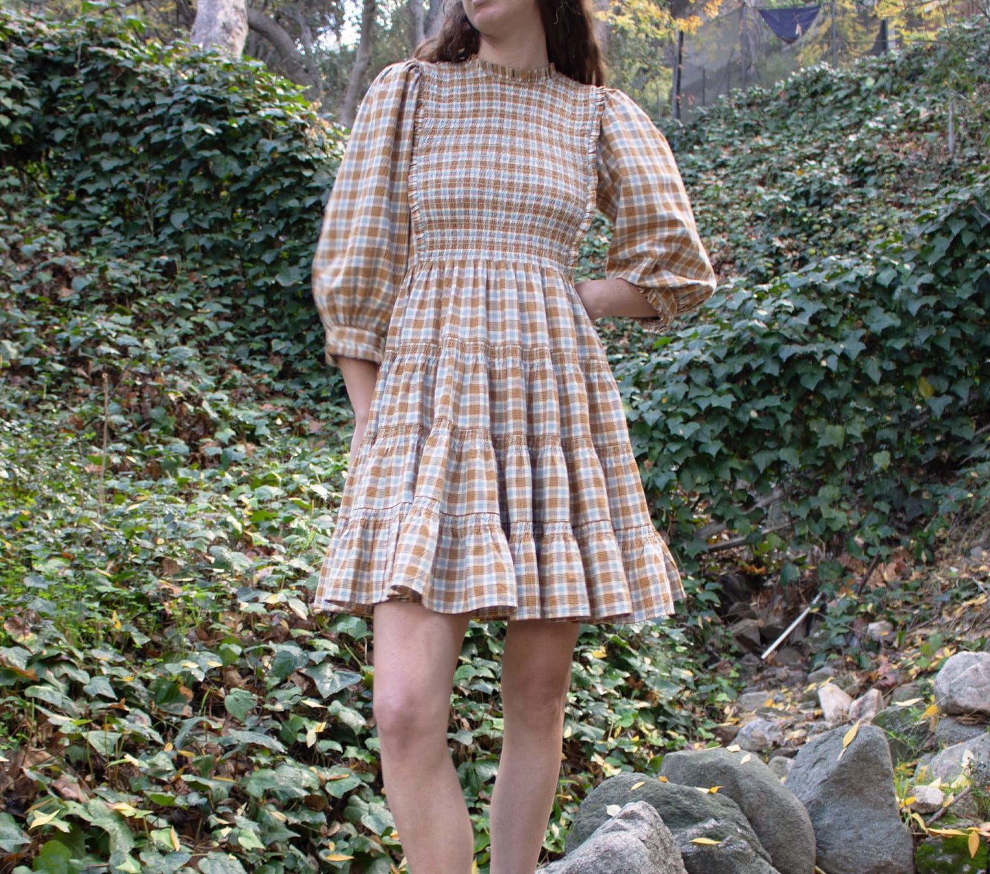 HMD -- MEDINA DRESS -- ANTOINETTE PLAID