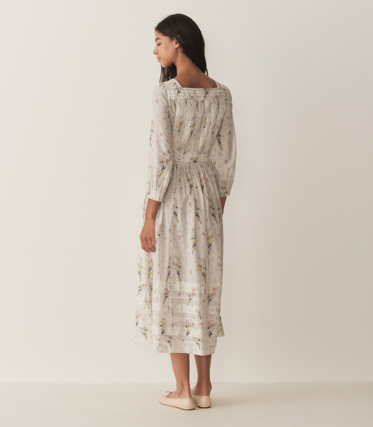 MINTA DRESS -- PAINTED BOUQUET