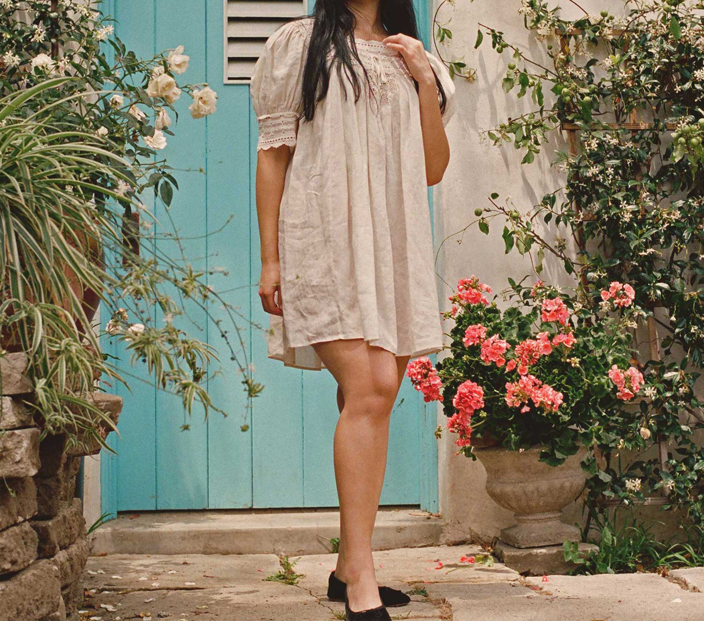 HMD -- NAVAN DRESS -- NUTMILK