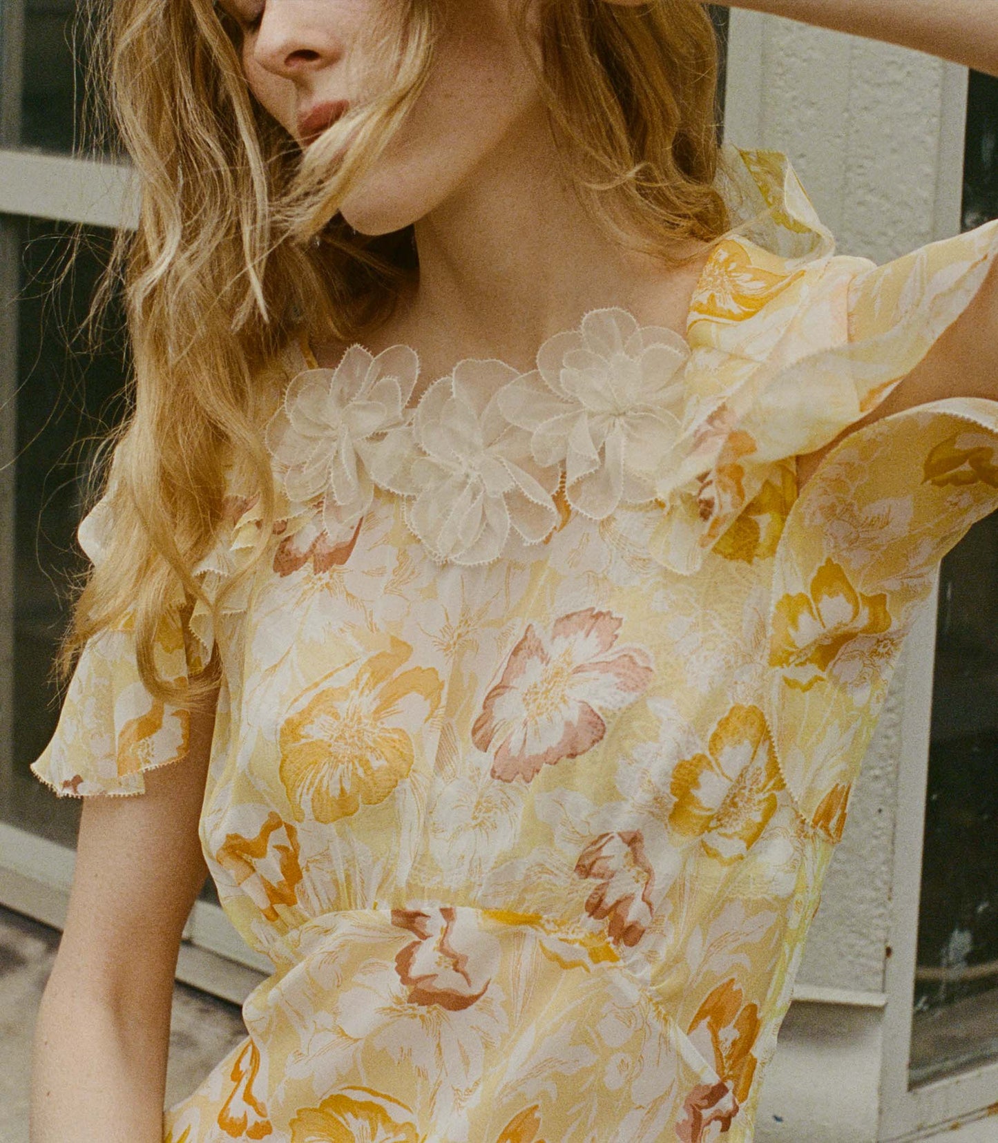 HMD -- NEVARA DRESS -- CITRON ANEMONE BLOOM