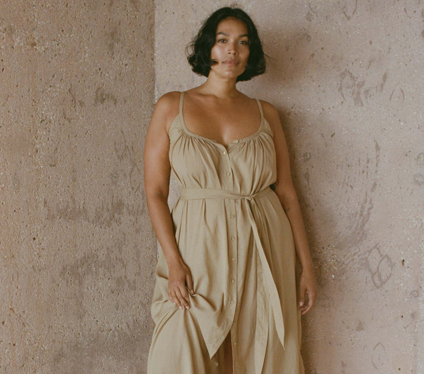 HMD -- NEVITA DRESS -- DRIFTWOOD