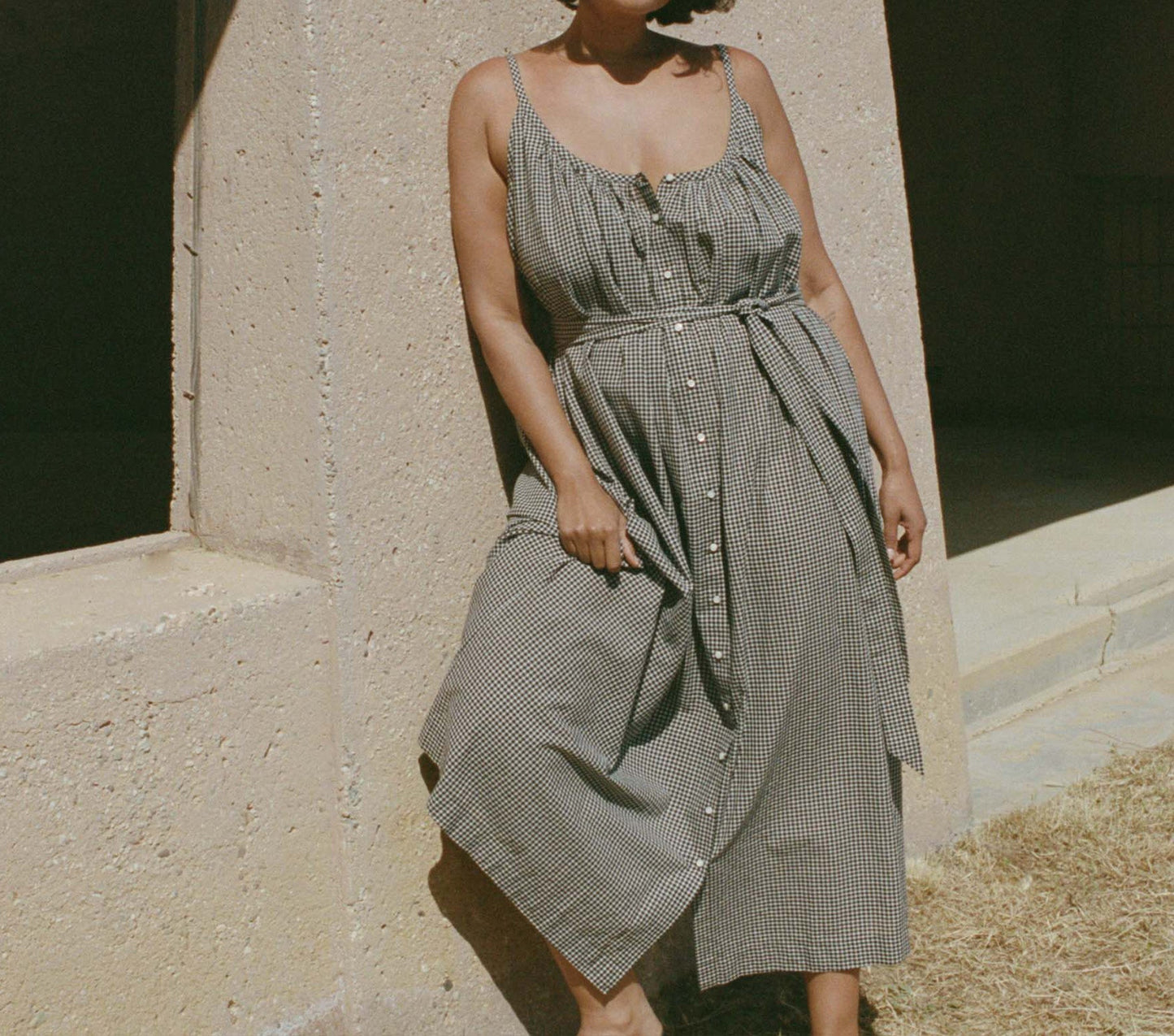 HMD -- NEVITA DRESS -- LA MADDALENA GINGHAM