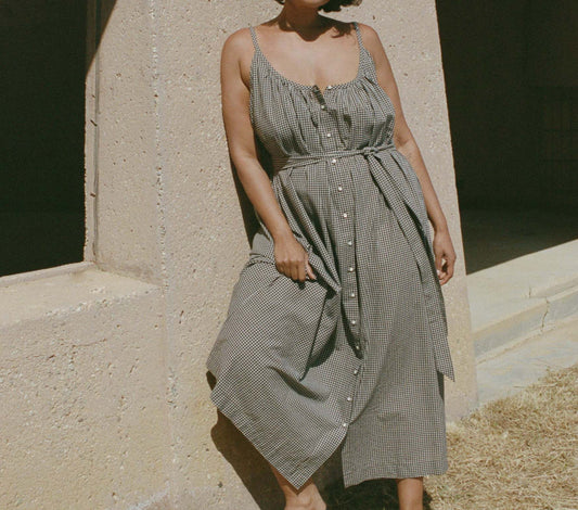 HMD -- NEVITA DRESS -- LA MADDALENA GINGHAM