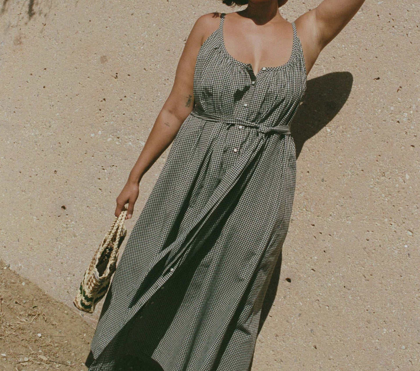 HMD -- NEVITA DRESS -- LA MADDALENA GINGHAM