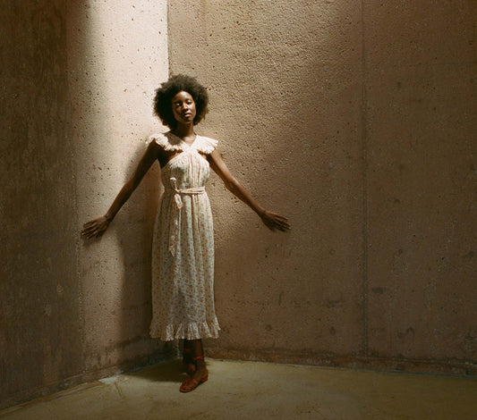 HMD -- NISHA DRESS -- ALABASTER COUNTRYSIDE CALICO