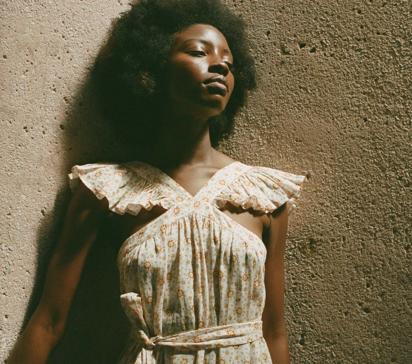 HMD -- NISHA DRESS -- ALABASTER COUNTRYSIDE CALICO