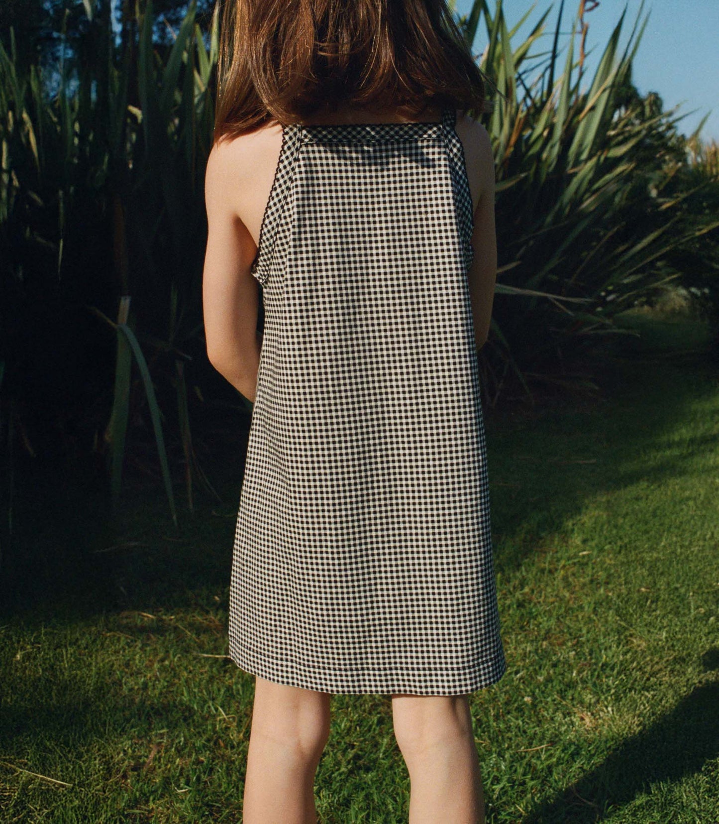 NIXIE DRESS -- NOIR LA MADDALENA GINGHAM