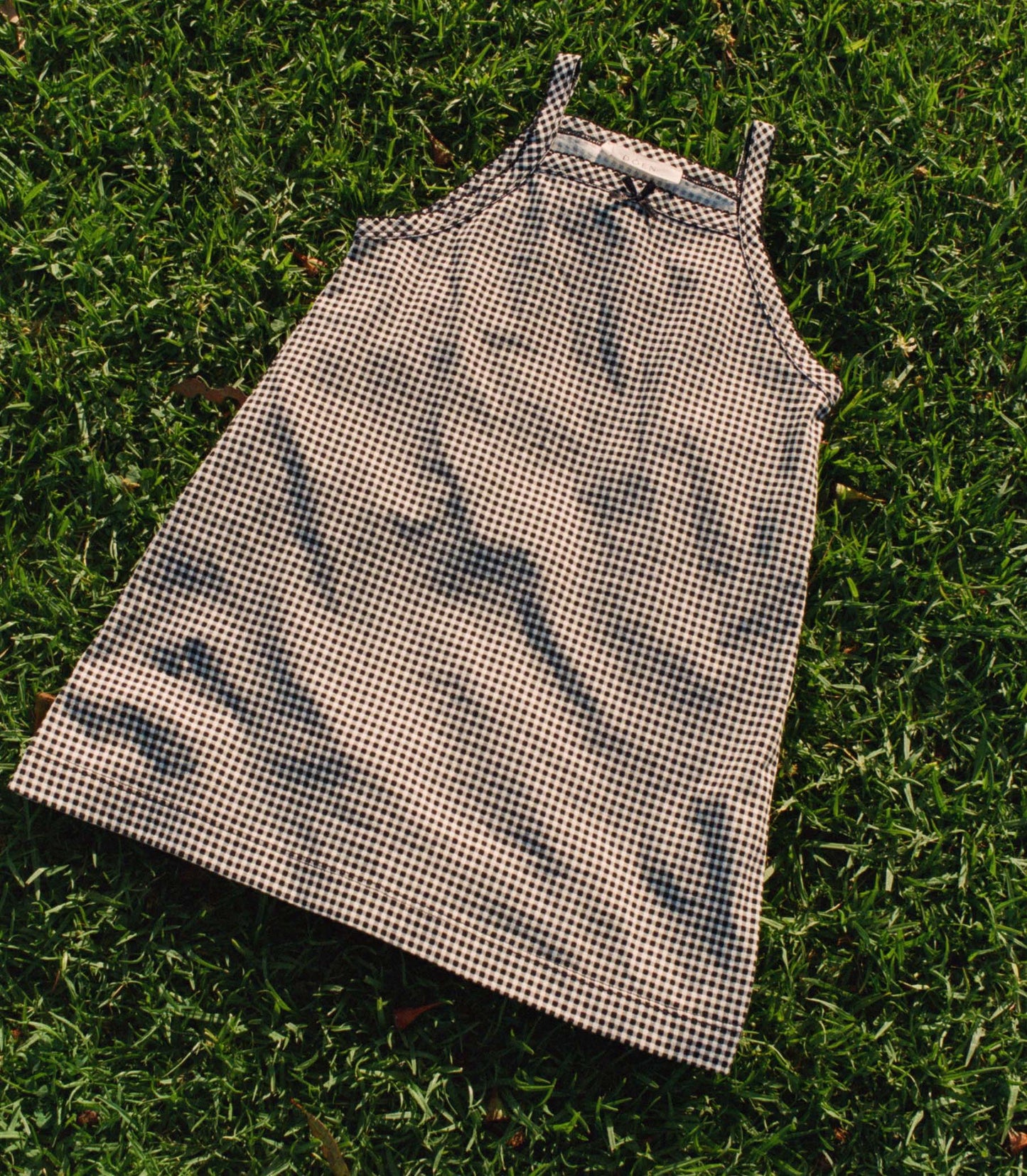 NIXIE DRESS -- NOIR LA MADDALENA GINGHAM