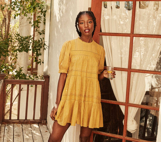 HMD -- NERINE DRESS -- WHEAT