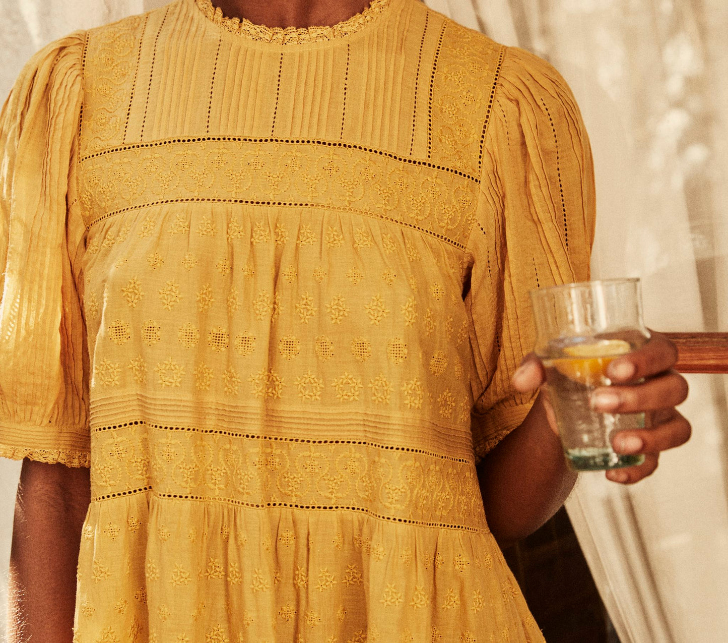 HMD -- NERINE DRESS -- WHEAT