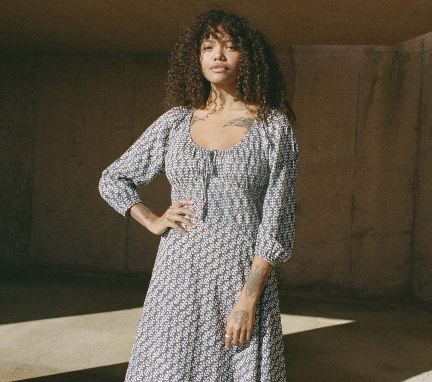 HMD -- ORTENSIA DRESS -- SOLEDAD BLOOM