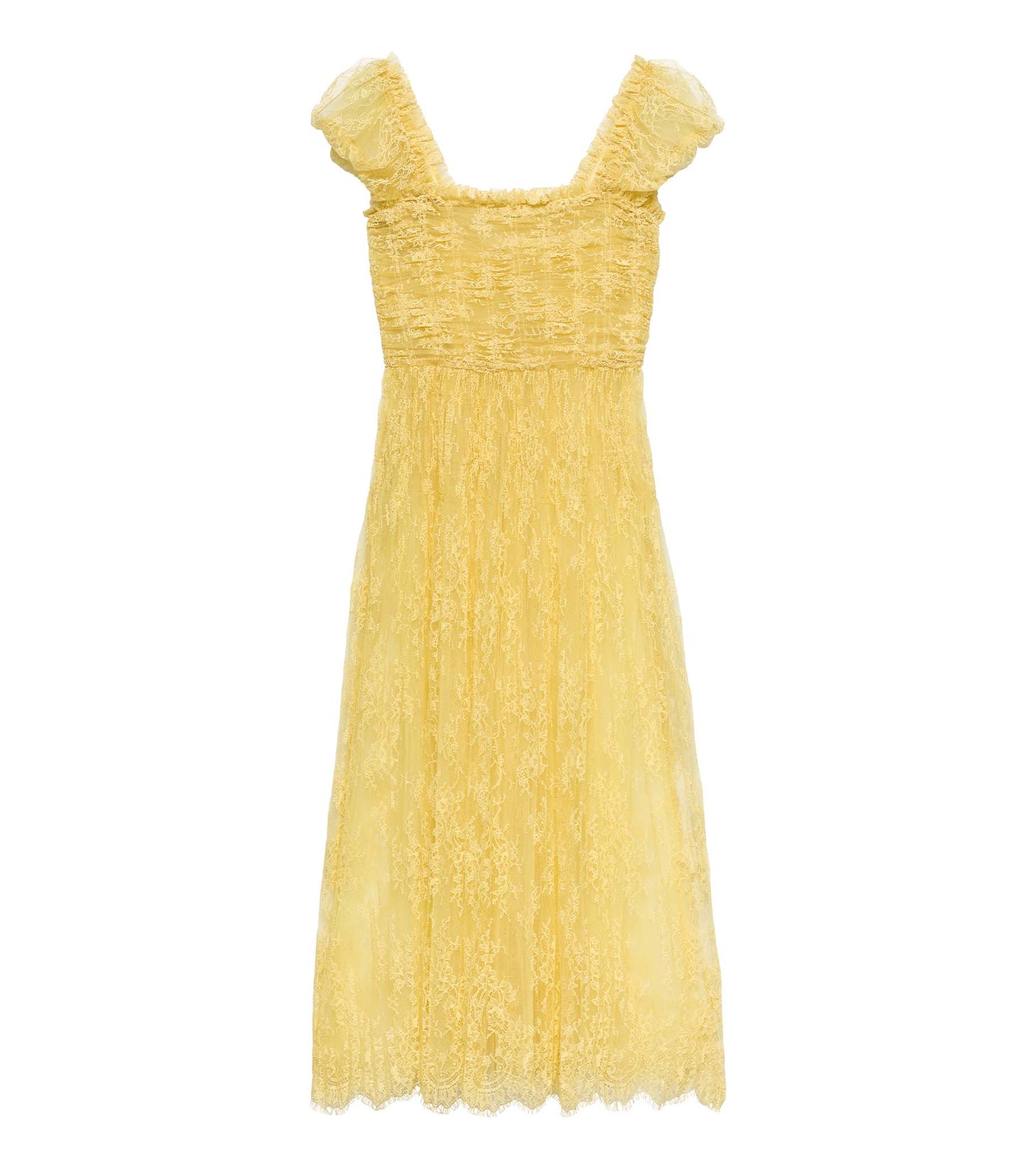 HMD -- PAMELINA DRESS -- DAFFODIL YELLOW LACE
