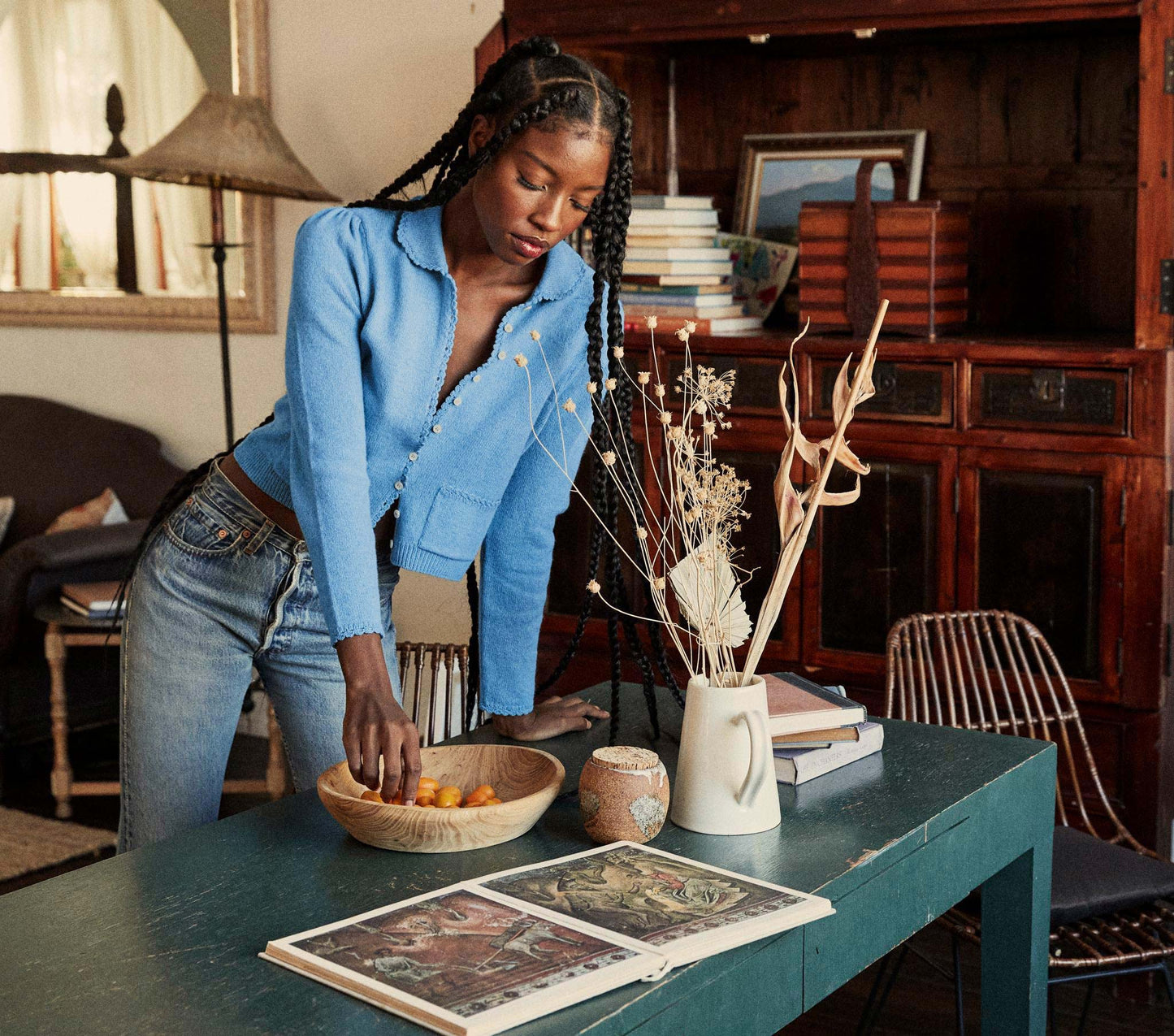 HMD -- PIPPA SWEATER -- HYACINTH MELANGE