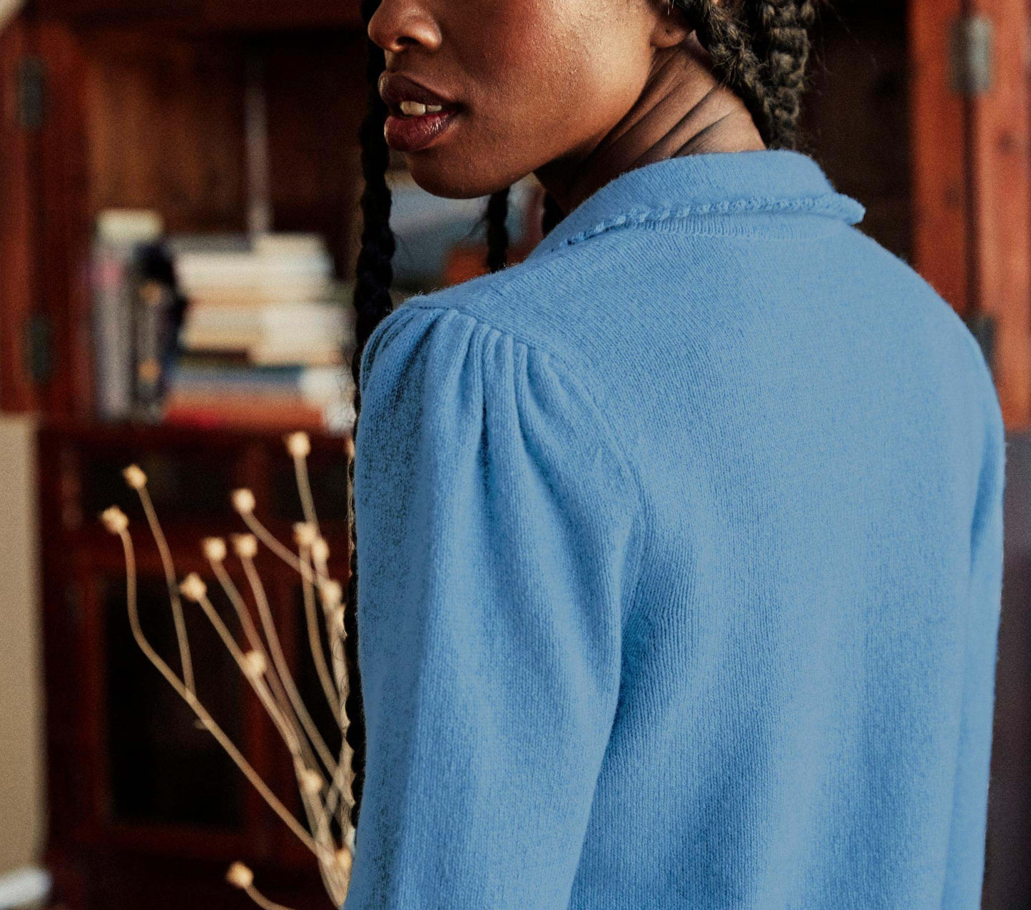 HMD -- PIPPA SWEATER -- HYACINTH MELANGE