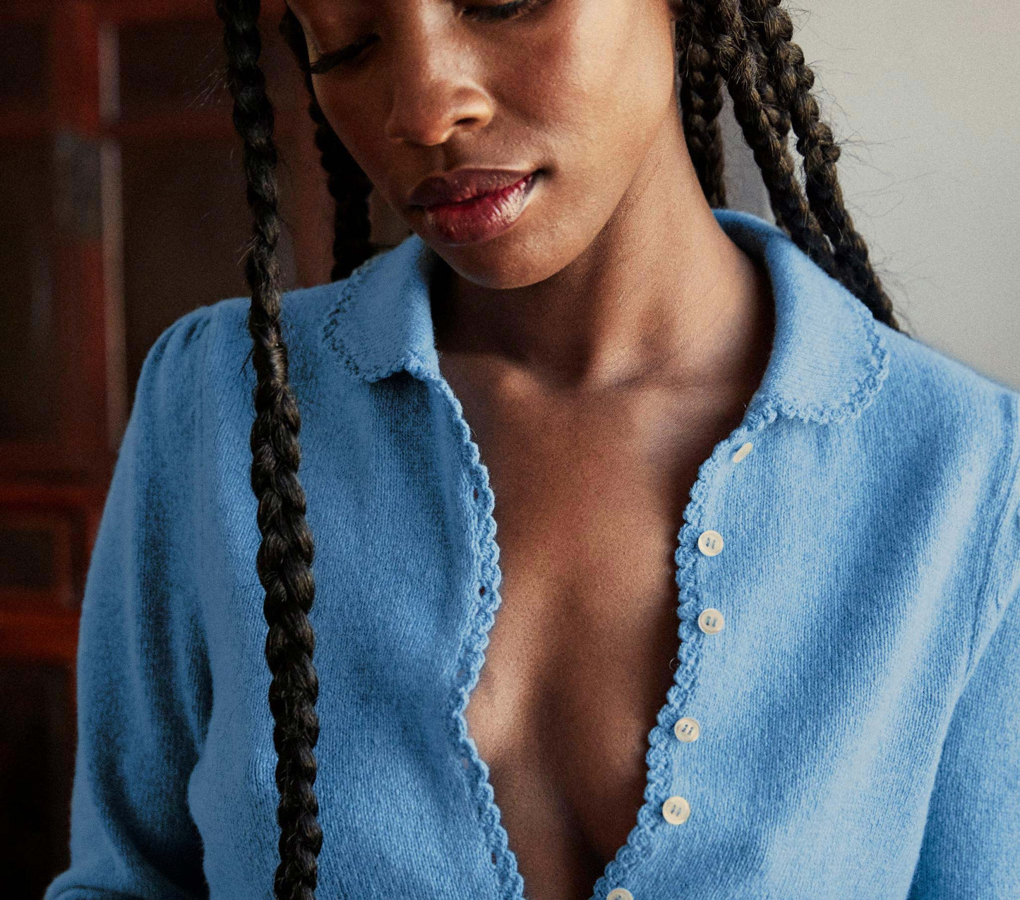 HMD -- PIPPA SWEATER -- HYACINTH MELANGE