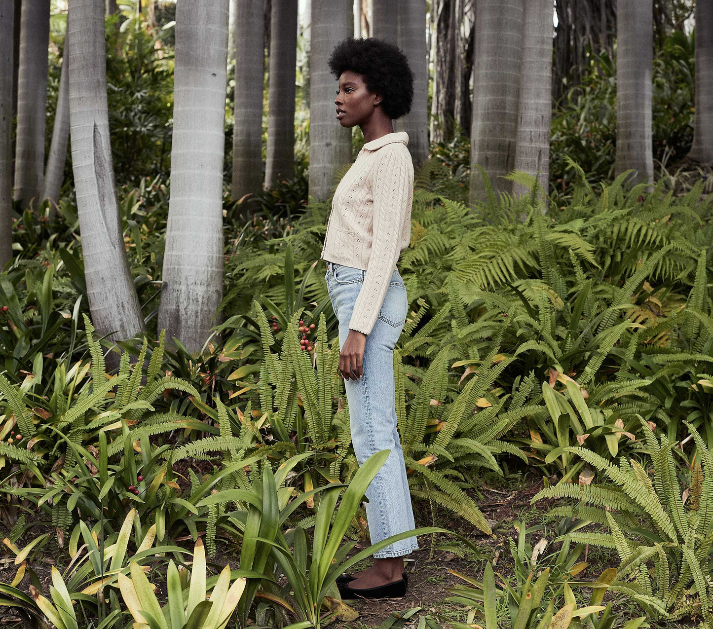 HMD -- POSEY CARDIGAN SWEATER -- ANTIQUE IVORY