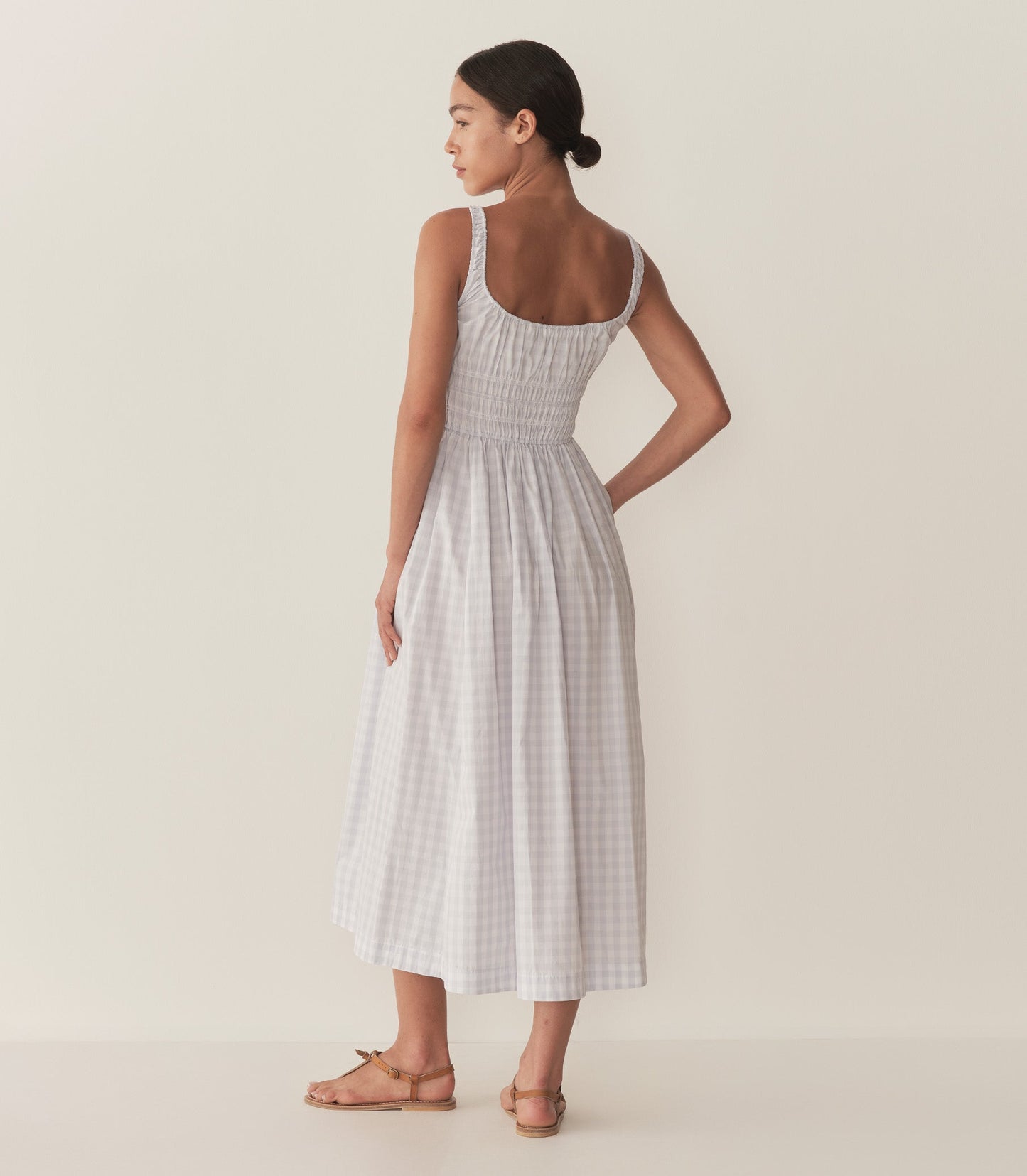 QUILLA DRESS -- MARJORIE GINGHAM