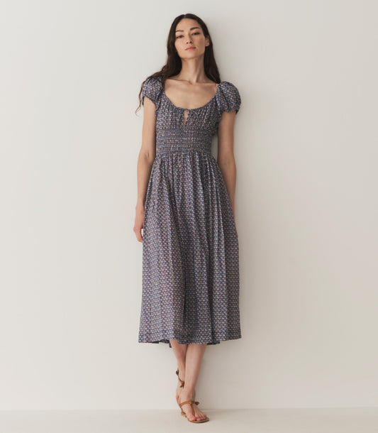 HMD -- QUINN DRESS -- DAHLIA IKAT