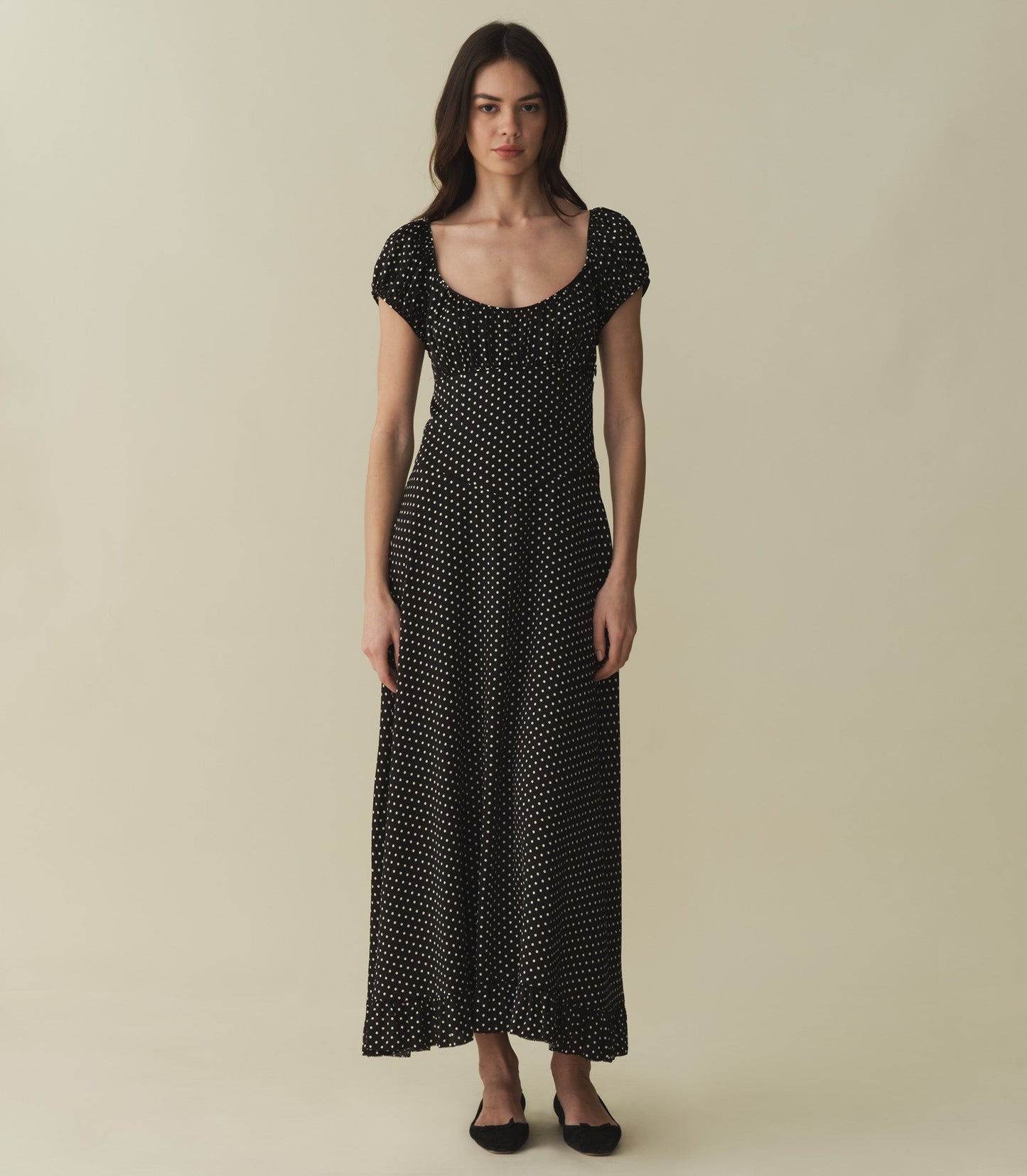HMD -- RAMONA DRESS -- NOIR DOT