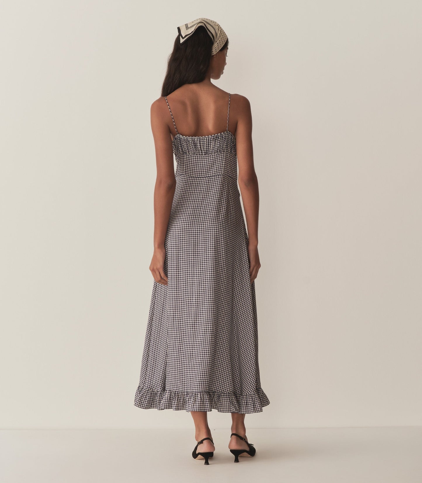 HMD -- ROSARIA DRESS -- SANTA MARINA GINGHAM