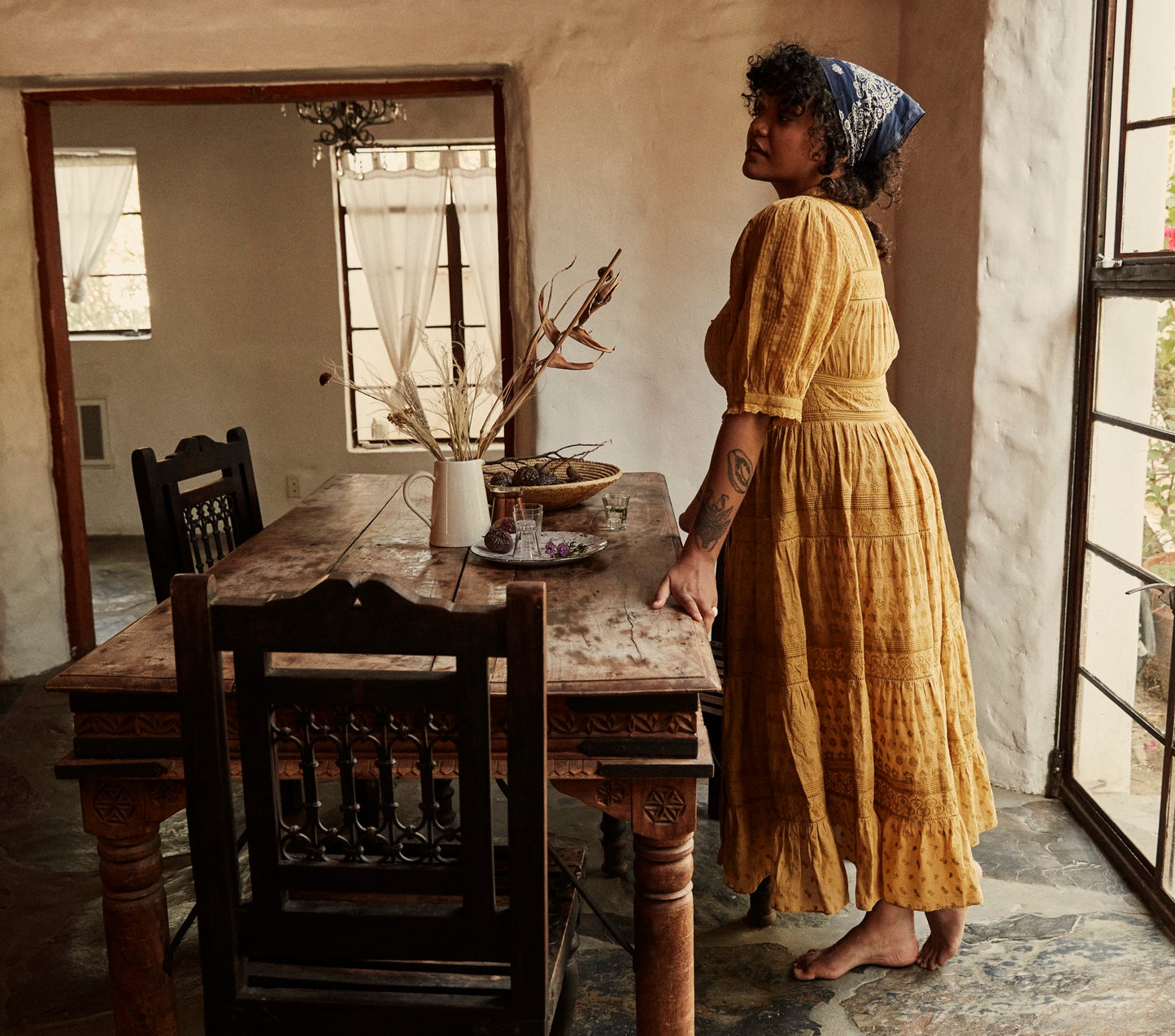 HMD -- ROLANDE DRESS -- WHEAT