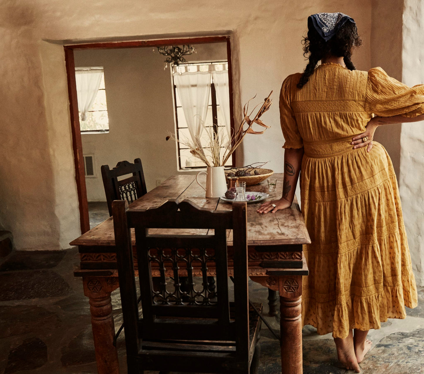 HMD -- ROLANDE DRESS -- WHEAT