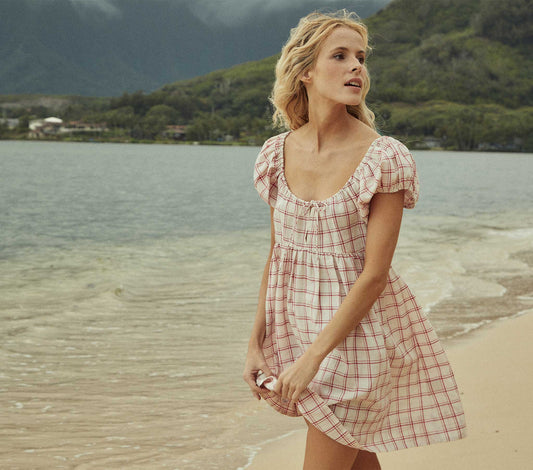 HMD -- SARRIA DRESS -- RED ATTICUS PLAID