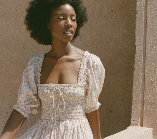 HMD -- SIENA DRESS -- SUNSHINE MEADOW FLORAL