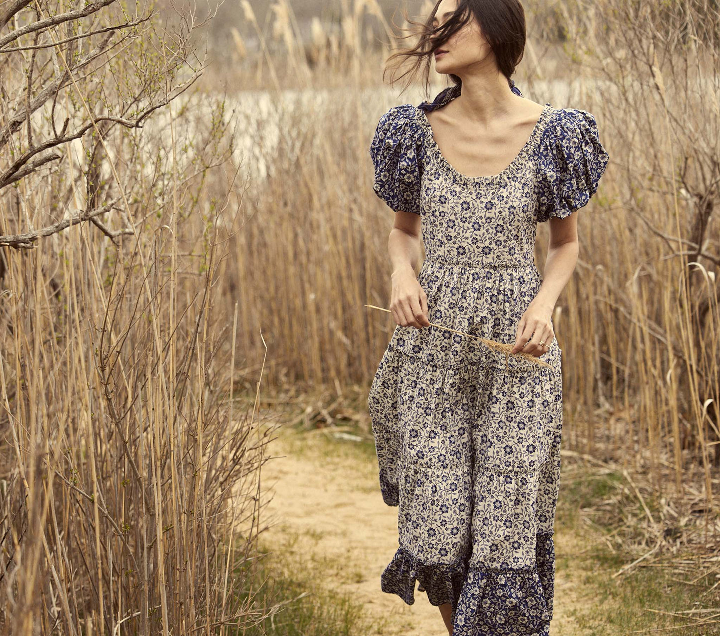 HMD -- SIMONETTA DRESS -- JESSAMINE CALICO PATCHWORK