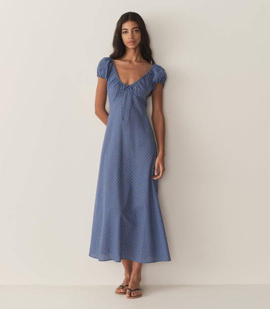 SOFIA DRESS -- CASSIS CHECK