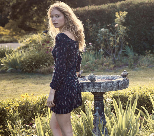 HMD -- SOLANDIS DRESS -- NAVY