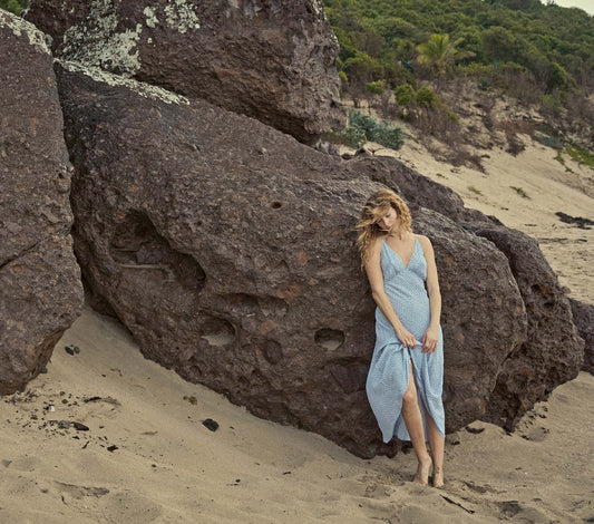 HMD -- SONIA DRESS -- CERULEAN HILLSIDE BLOOM