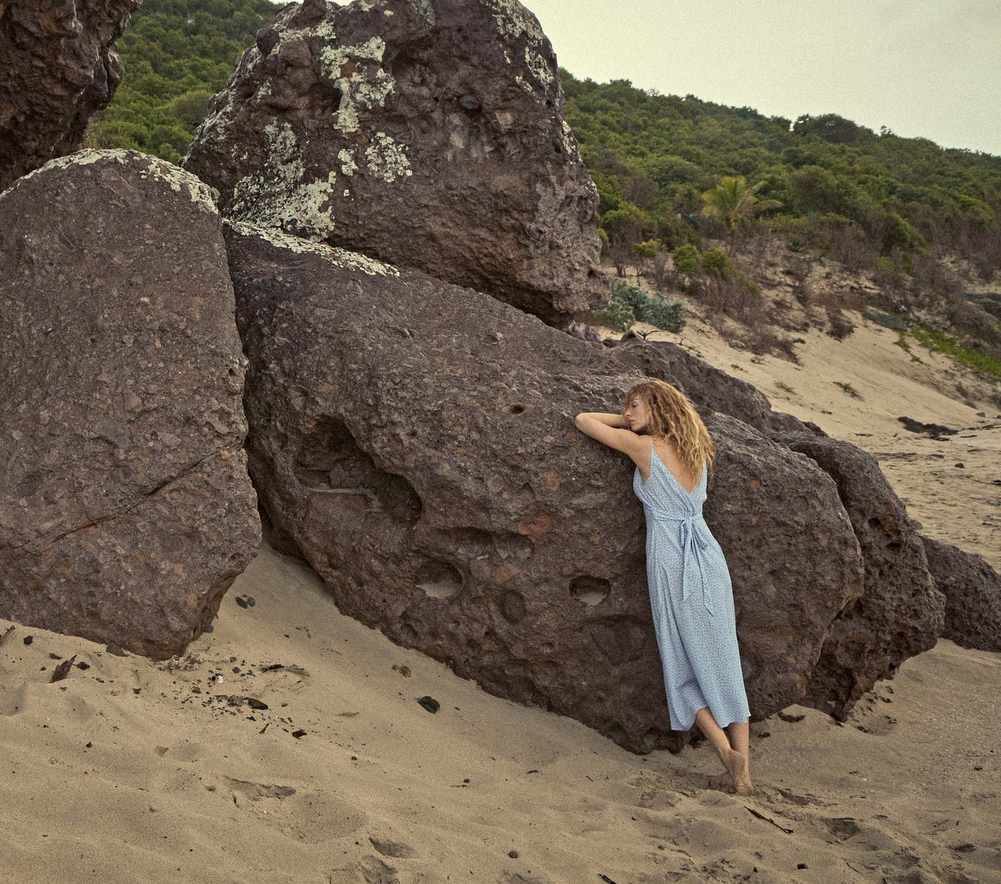 HMD -- SONIA DRESS -- CERULEAN HILLSIDE BLOOM