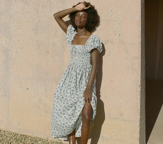 HMD -- STANZA DRESS -- SONGBIRD TOILE