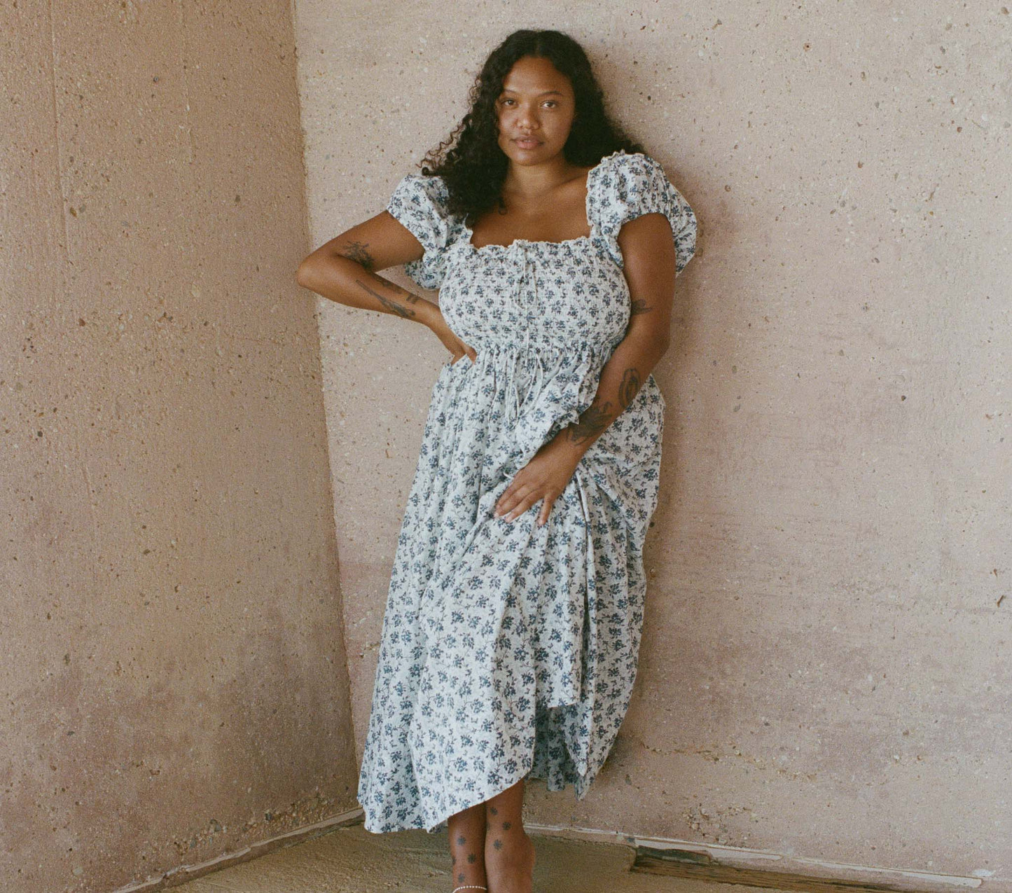 HMD -- STANZA DRESS -- SONGBIRD TOILE