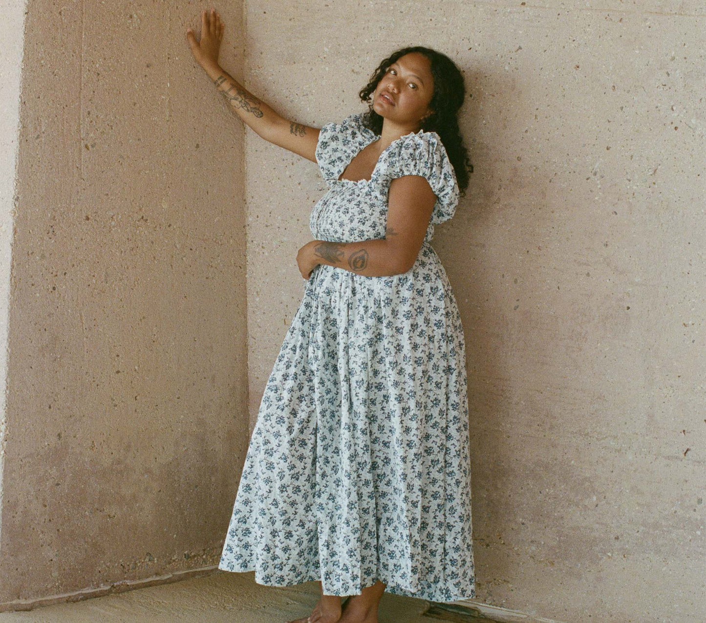 HMD -- STANZA DRESS -- SONGBIRD TOILE