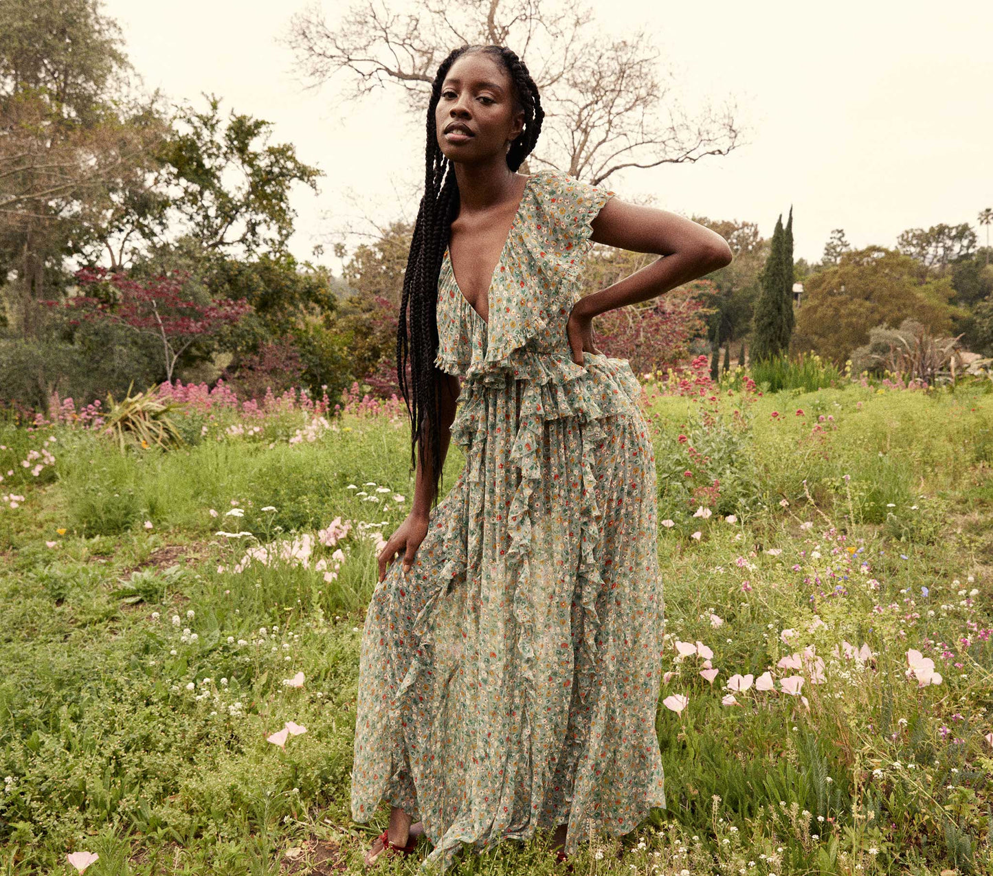 HMD -- AMBERSINE DRESS -- SARCELLE TASHA GARDEN