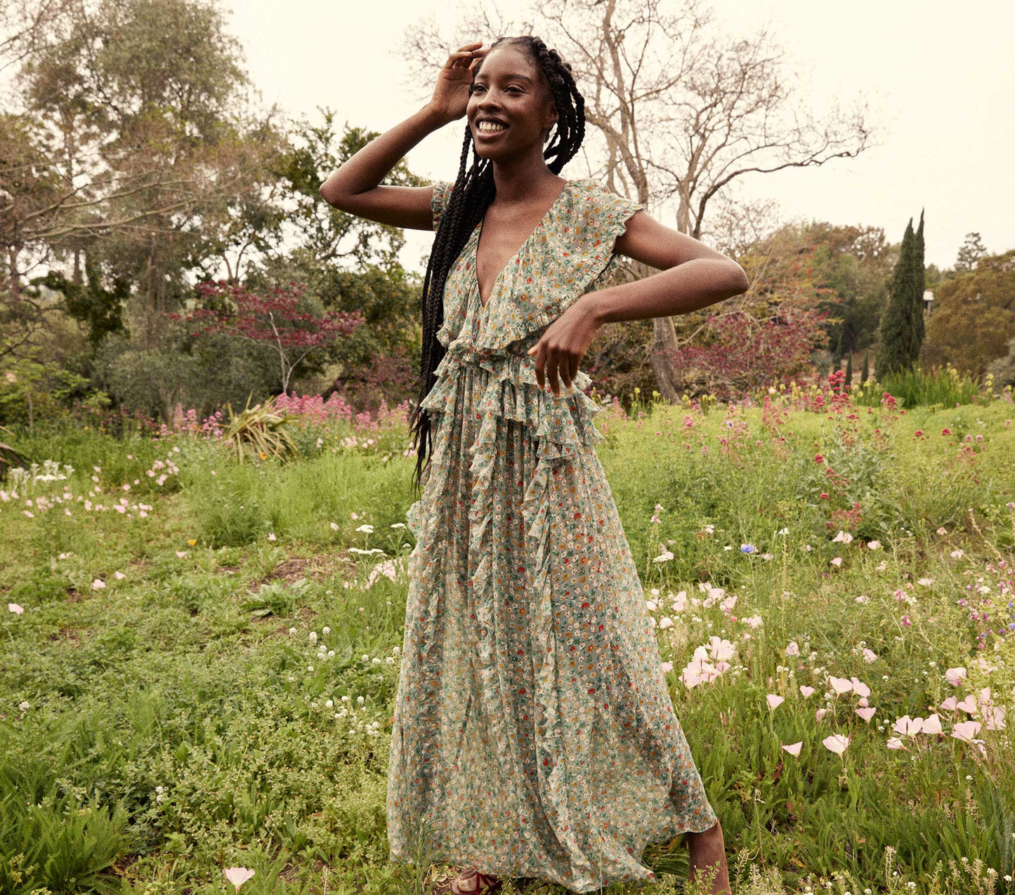 HMD -- AMBERSINE DRESS -- SARCELLE TASHA GARDEN