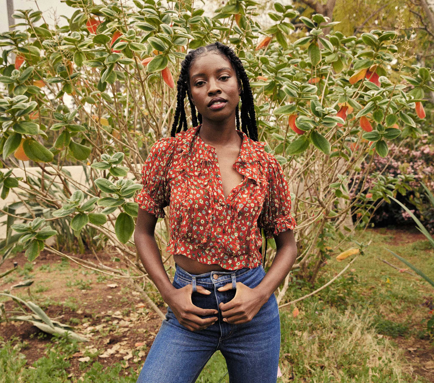 HMD -- SELMA TOP -- ROUGE TASHA GARDEN