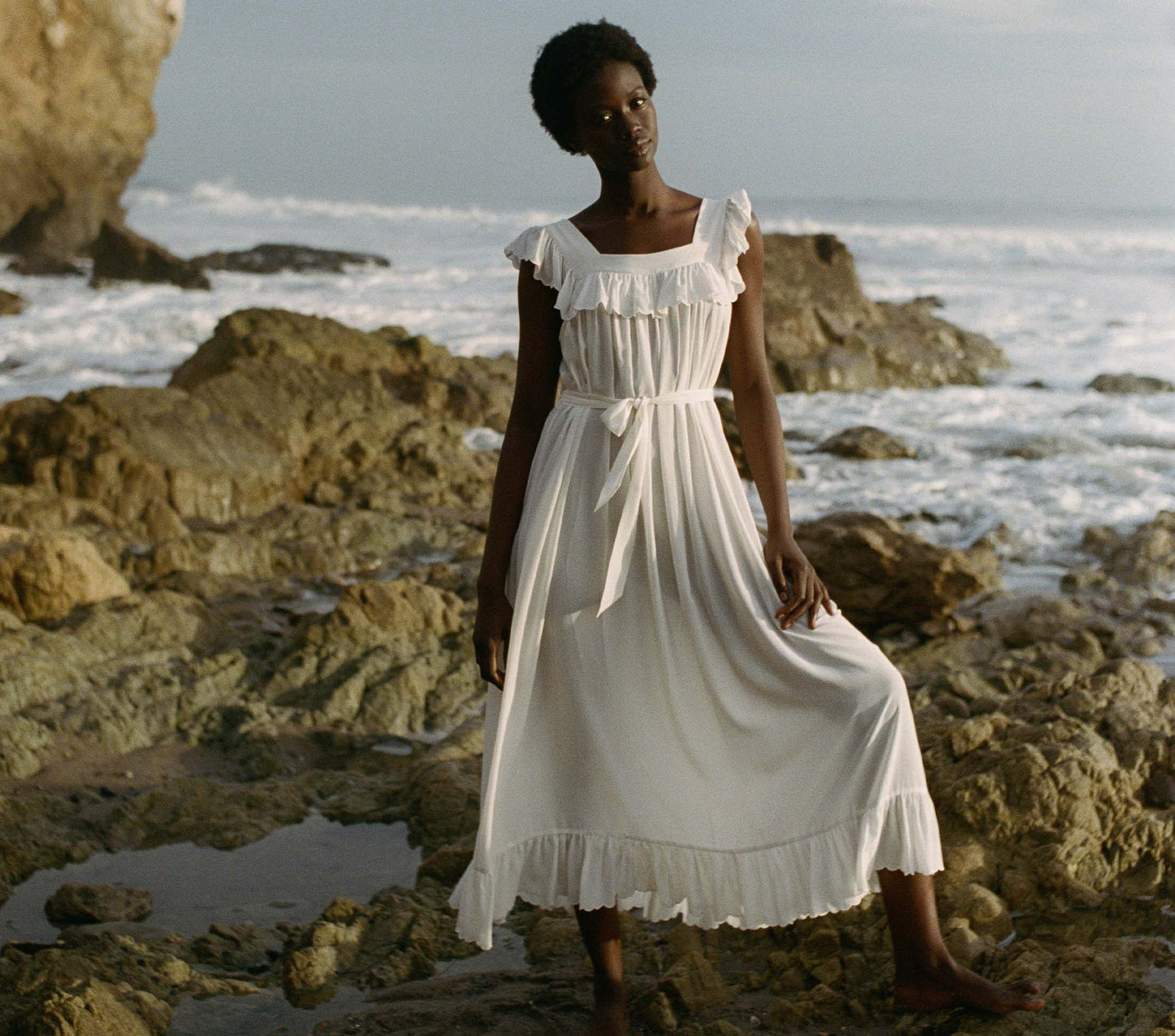 HMD -- SYCAMORE DRESS -- SALT