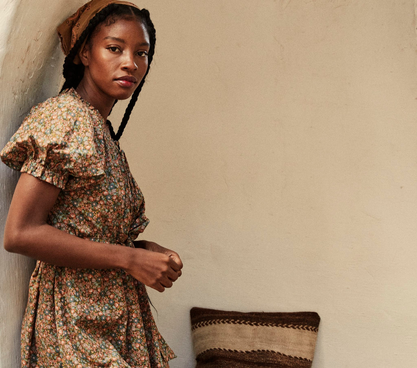 HMD -- SAFFLOWER DRESS -- YELLOW LAUREL CANYON ROSE